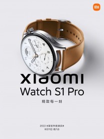 Also coming tomorrow: Xiaomi Watch S1 Pro