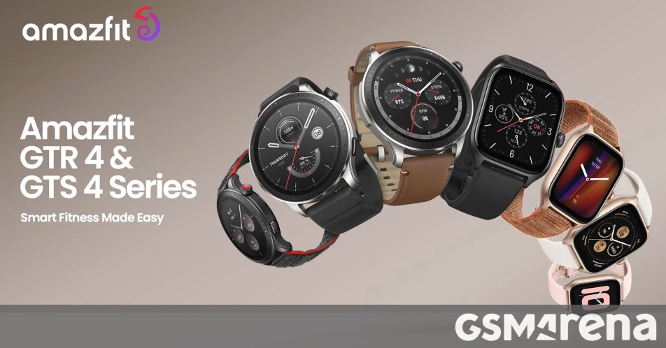 Amazfit GTR 4 and GTS 4 go official with AMOLED screens fall