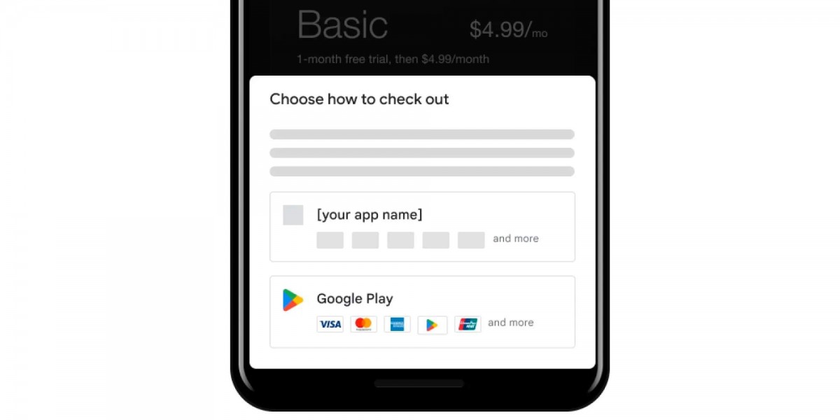Android app developers can sign up for Google Play Store's User Choice Billing