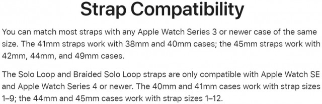 45mm straps for non-Ultra models are also compatible with the Watch Ultra