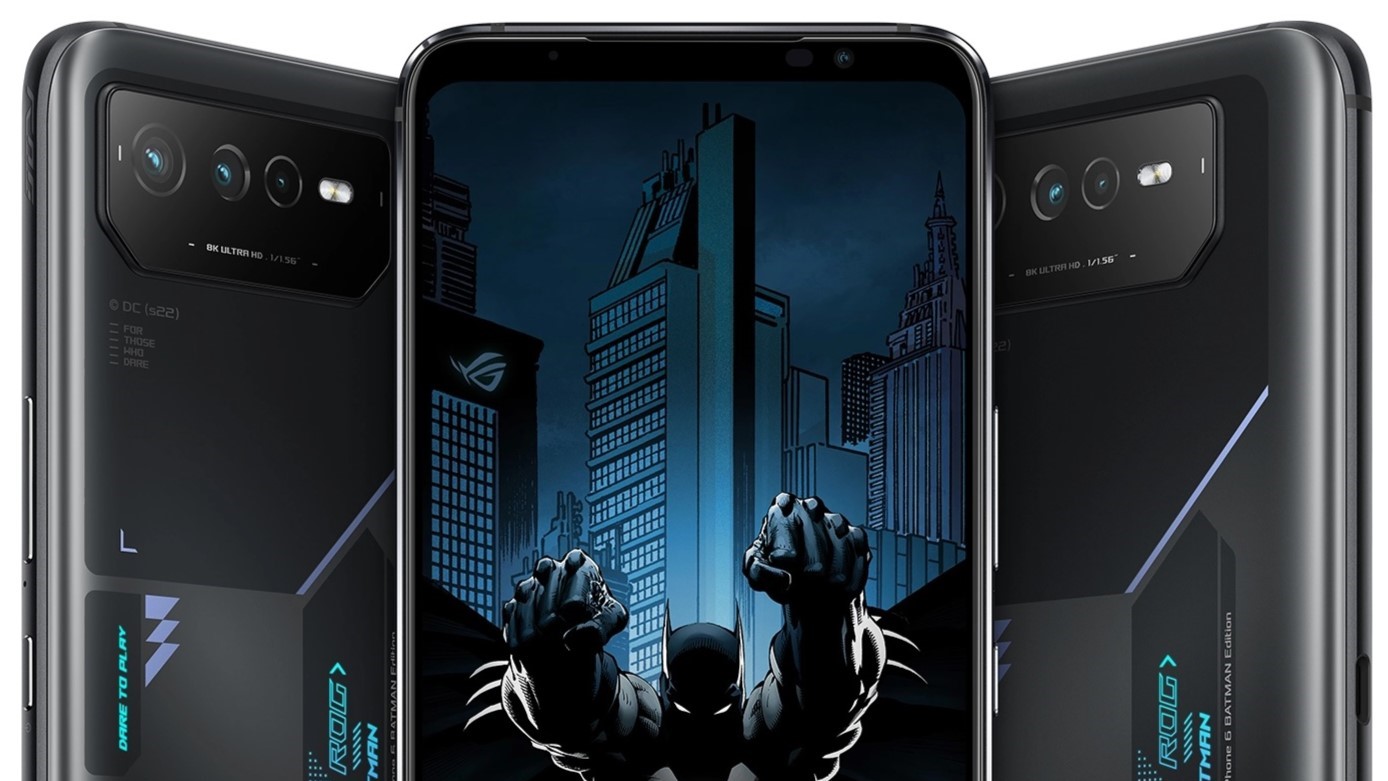 Asus ROG Phone 6 Batman Edition's render surfaces