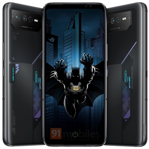 Asus ROG Phone 6 Batman Edition's render surfaces