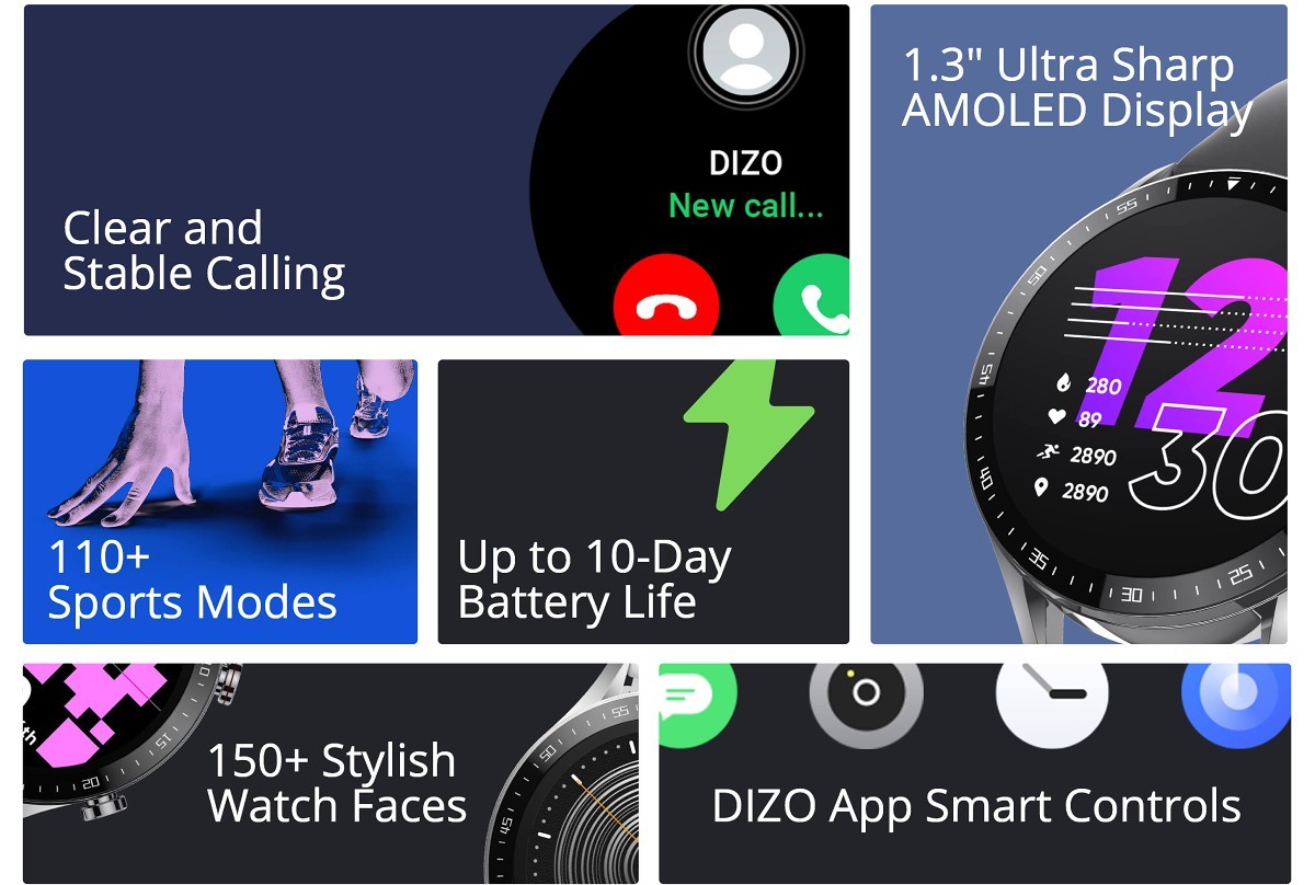 DIZO Watch R Talk và Watch D Talk ra mắt với tính năng gọi điện qua Bluetooth