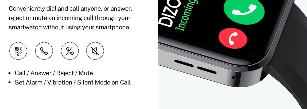 DIZO Watch R Talk and Watch D Talk unveiled with Bluetooth calling feature