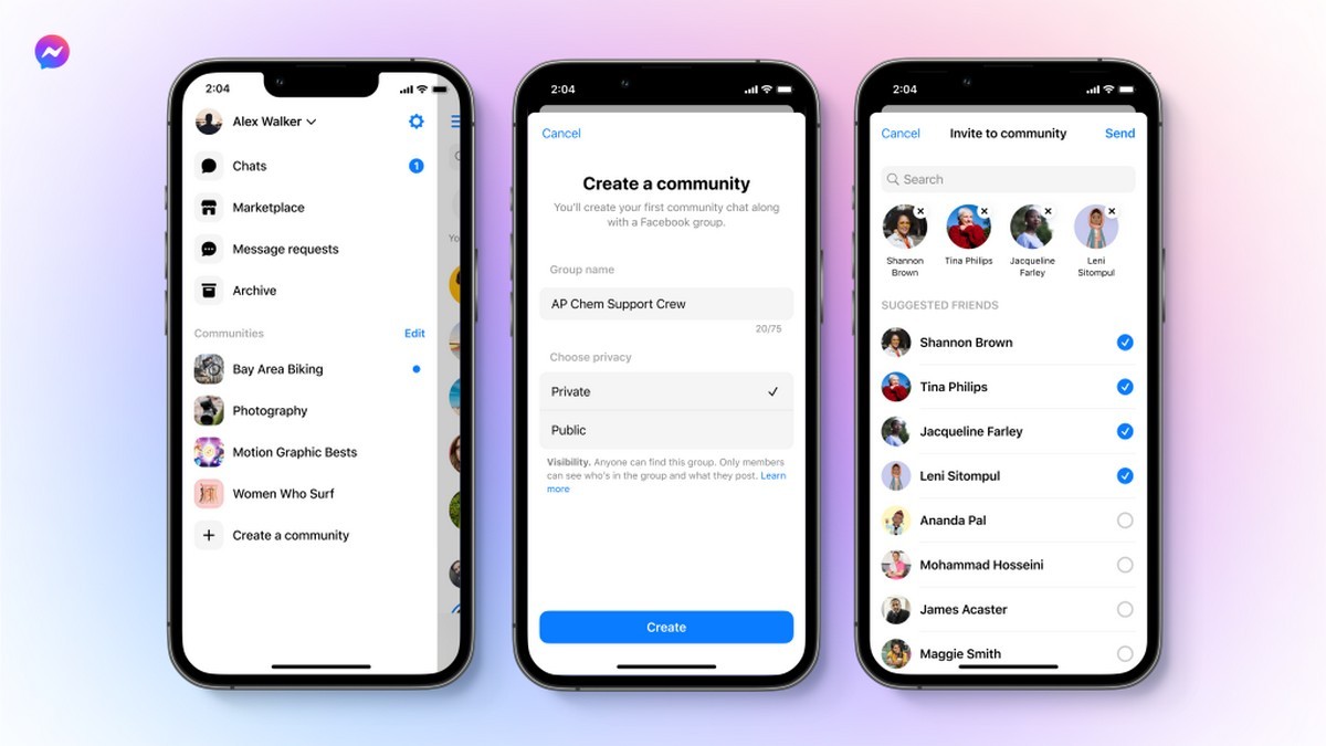 Meta has started testing community chats in Messenger for Facebook groups.