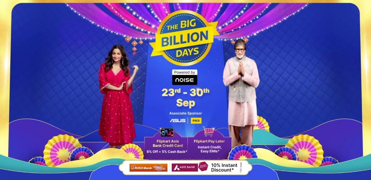 The Festival of Fabulous Discounts is LIVE! From 8th to 15th October,  witness unparalleled savings during Flipkart Big Billion Days. Dive…