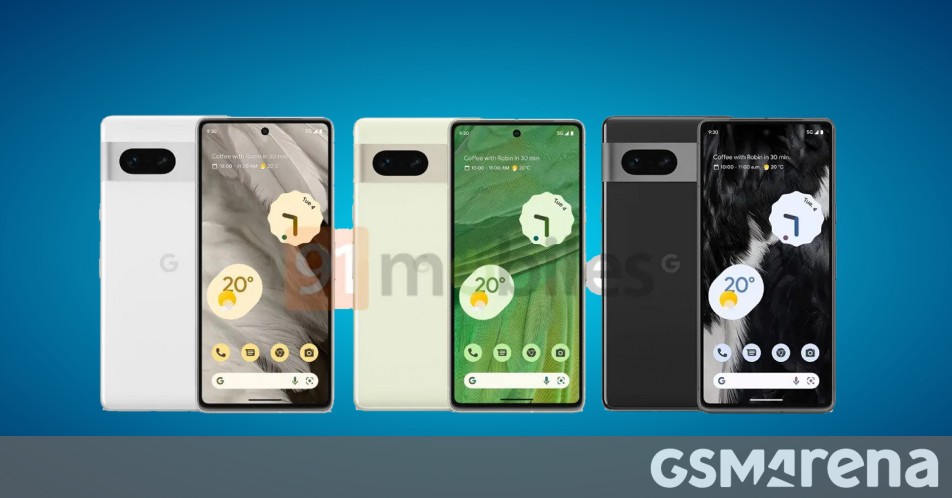 Google Pixel 7 and 7 Pro detailed renders emerge