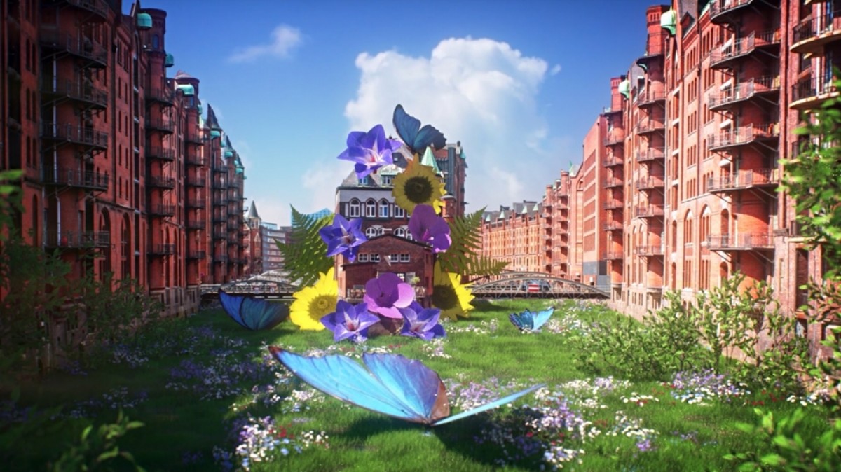Honor's new AR/VR campaign transforms a famous Hamburg landmark