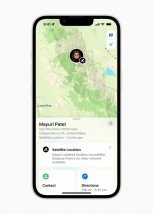 Find My reports location over satellite Find My reports location over satellite - Apple iPhone 14 Pro review