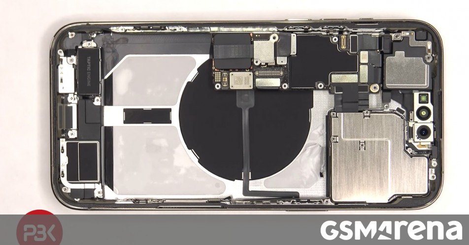 iPhone 14 Pro Max disassembly video shows what the SIM-less phone is