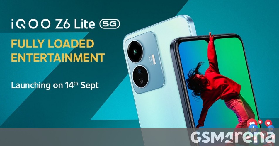 iQOO Z6 Lite is launching on September 14