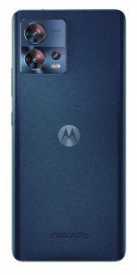 Motorola Edge 30 Fusion i Neptune Blue (veganskt läder)