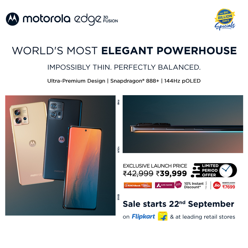 Motorola Edge 30 Fusion pricing and availability
