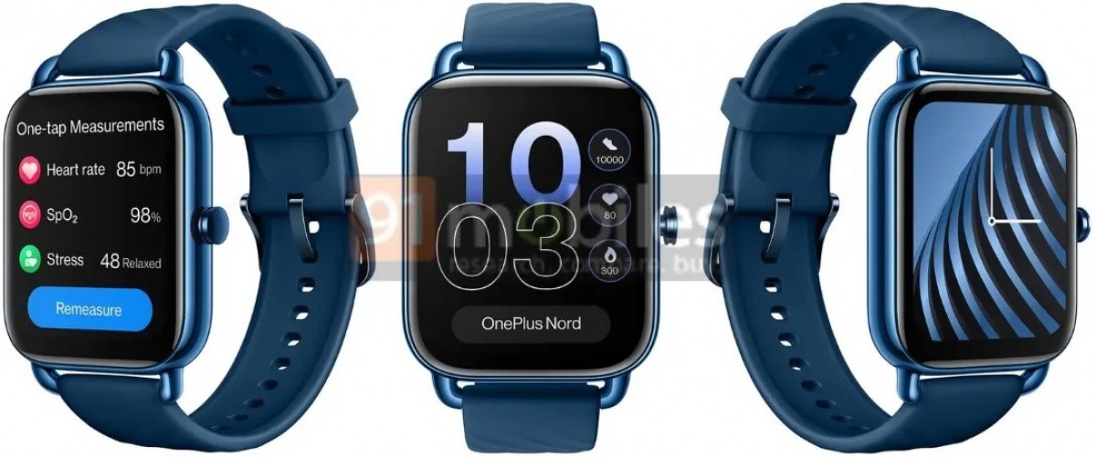 Варианты цвета OnePlus Nord Watch раскрыты благодаря просочившимся рендерам