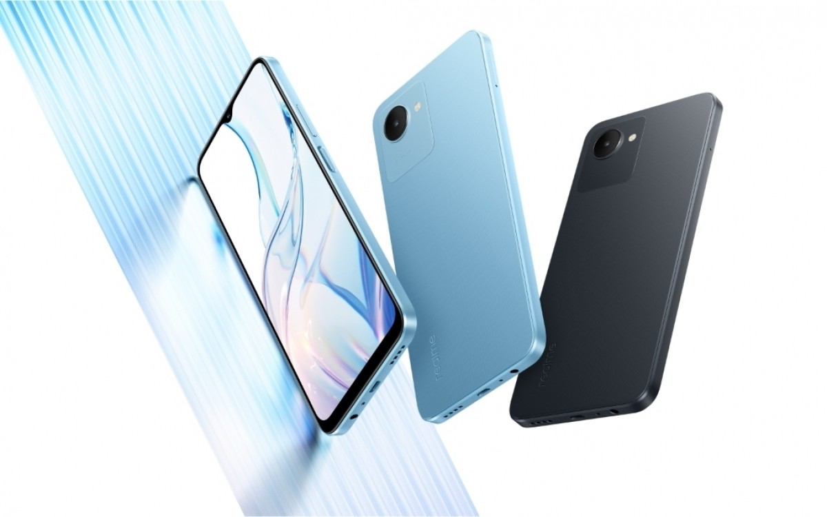 The comparable Realme C30s comes with a side-mounted fingerprint scanner