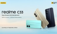 Realme C33 is arriving on September 6, design and key specs revealed