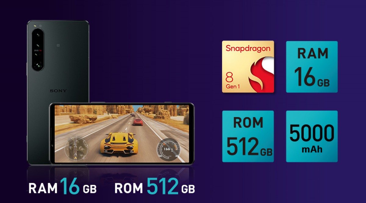 Sony Xperia 1 IV Gaming Edition دارای 16 گیگابایت رم و بسته‌های Xperia Stream است.