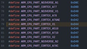 Same Cortex-X1 core as before (note: 3396 decimal = 0xD44 hex)