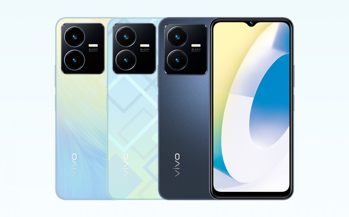 vivo y22 compare vivo t1