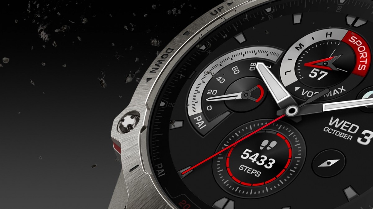 Amazfit Falcon goes official with Titanium design, dual-band GPS, and 20ATM water resistance