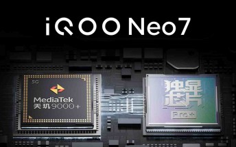 iQOO Neo7 will pack Dimensity 9000+ and custom  display chip