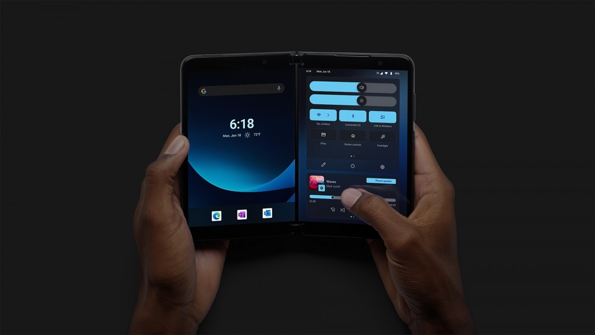 Microsoft brings Windows styling to Surface Duo and Duo 2 with Android 12L  update - GSMArena.com news