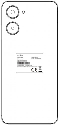 Realme 10's schematic shared on FCC's website