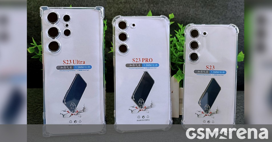 Samsung Galaxy S23 series to have matching design, leaked cases reveal