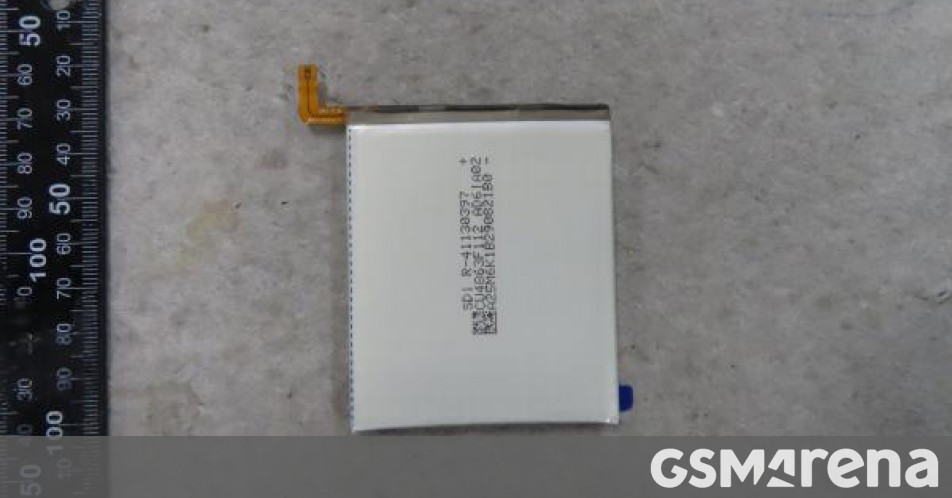 Samsung Galaxy S23 Ultra’s 5,000 mAh battery pictured