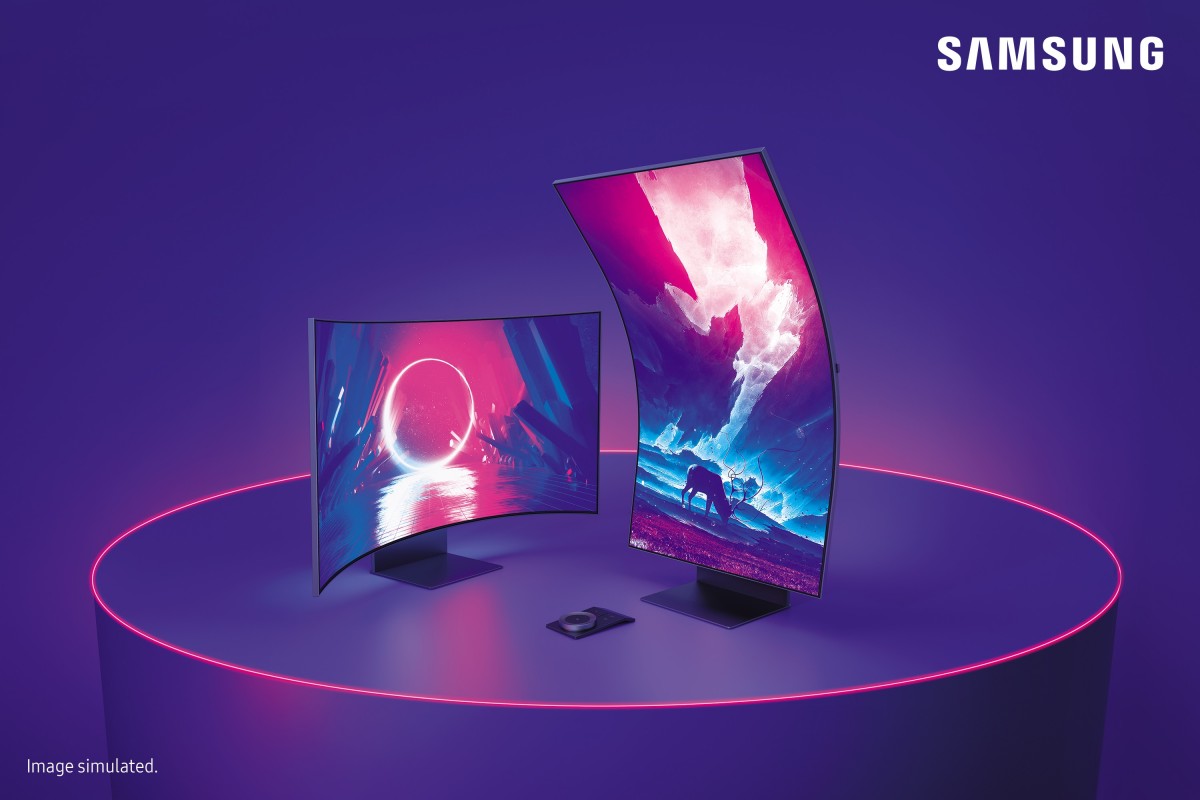 Samsung Odyssey Ark 55'' monitor curvo para juegos lanzado en India