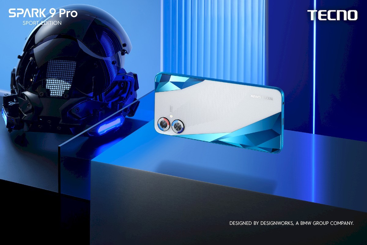Tecno está lanzando el Spark 9 Pro Sport Edition, diseñado por Designworks de BMW.