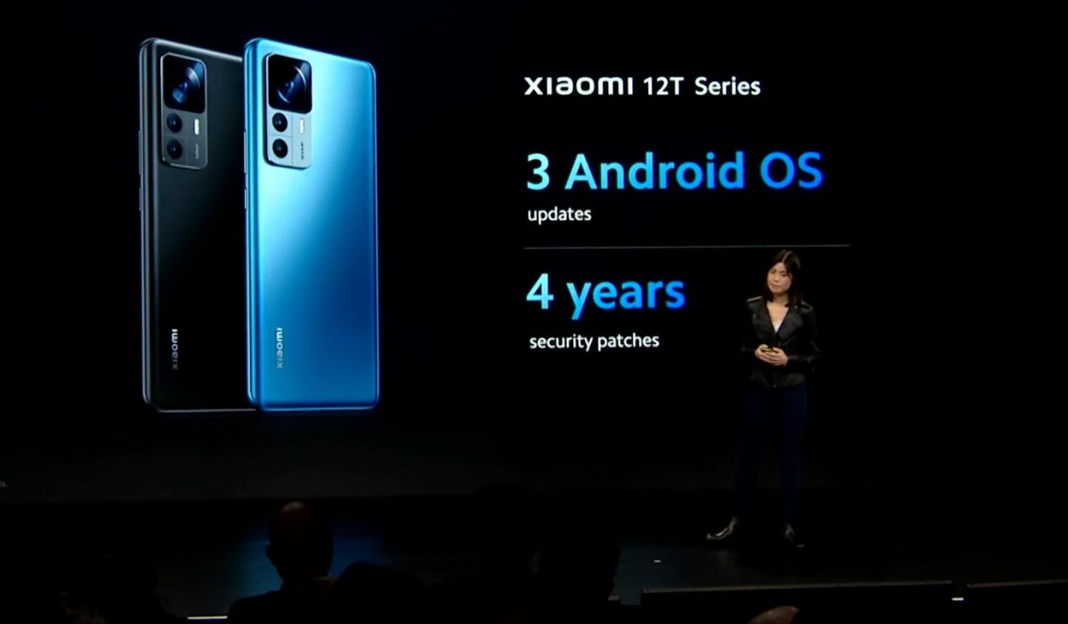The Xiaomi 12T and 12T Pro will receive 3 major OS updates, 4 years of security patches