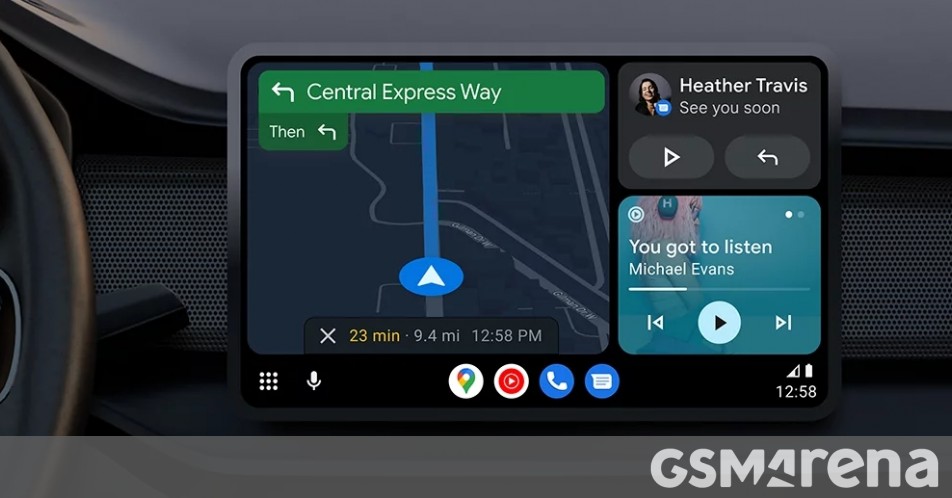 New Android Auto UI is finally coming to public beta testers - GSMArena ...