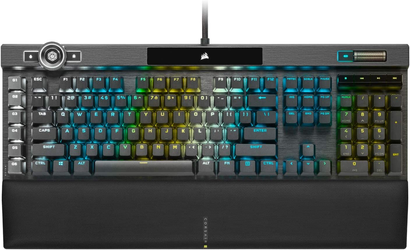 Optisch-mechanische Gaming-Tastatur K100 RGB von Corsair