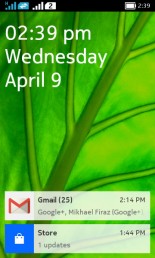 Nokia X platform: Lockscreen