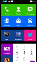 Nokia X platform: Homescreen