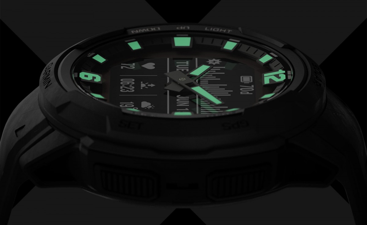 The new Garmin Instinct Crossover is a rugged hybrid smartwatch with analog hands