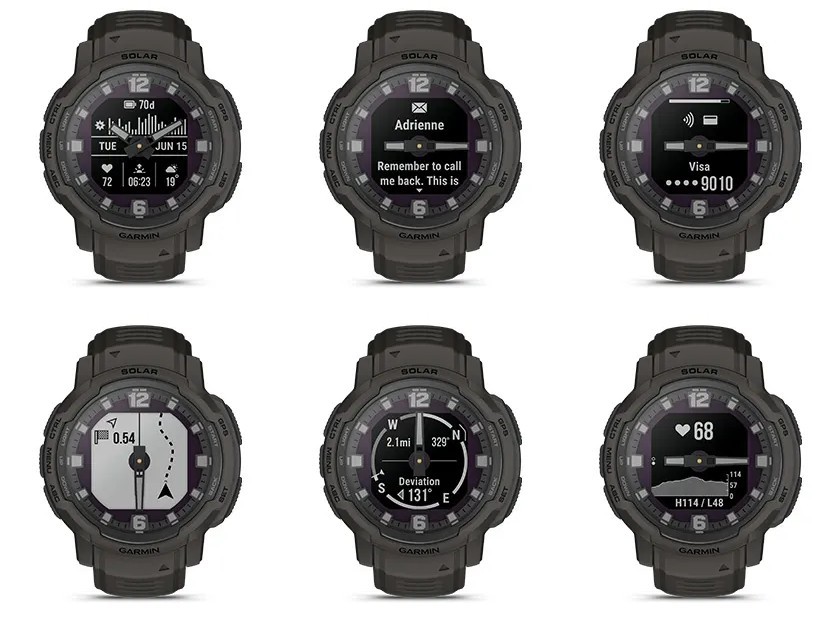 Noul Garmin Instinct Crossover este un smartwatch hibrid robust cu mâini analogice