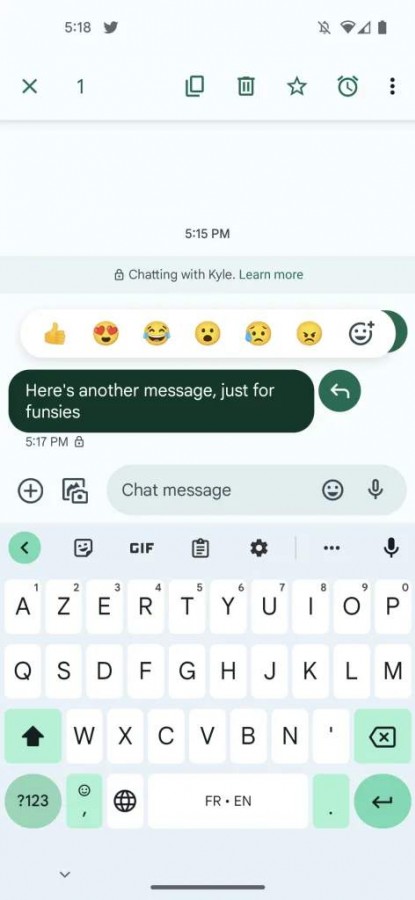 Google, Mesajlar Uygulamasına Emoji İle Tepki Verme Özelliğini Getiriyor!