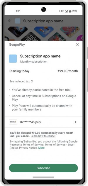 Google Play in India gets UPI Autopay option for subscription-based payments