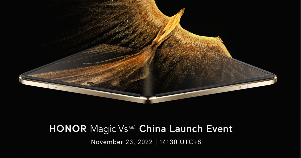 Honor’s next foldable is called Magic Vs, will launch on November 23