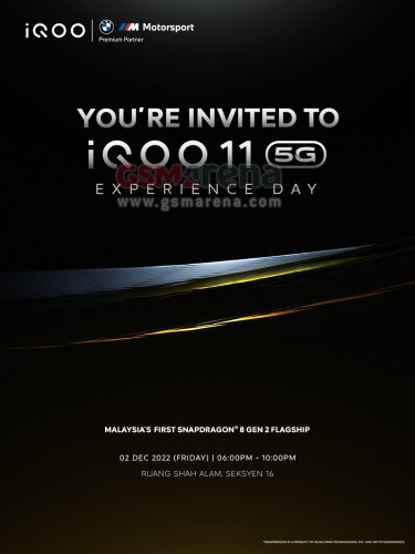 iQOO 11 5G is coming on December 2 as the 'king of gaming smartphones' in Malaysia