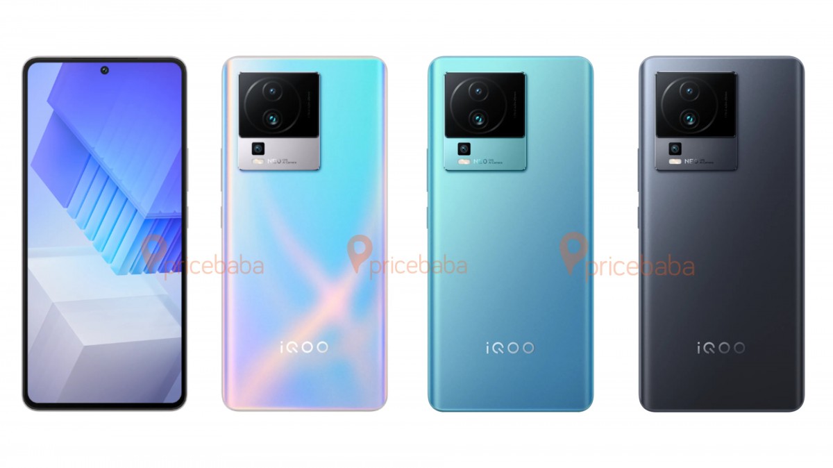 iQOO Neo 7 SE renders reveal front and back design, color options