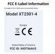 Screenshots of the FCC listing