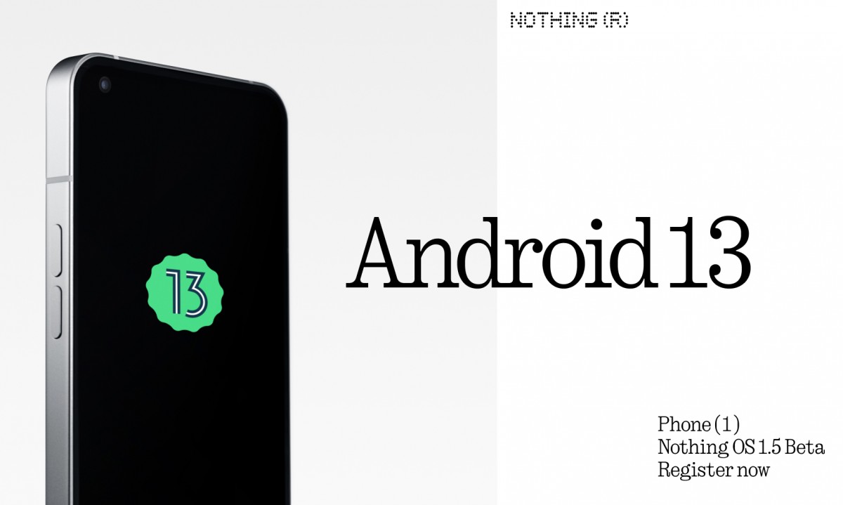 Nothing starts taking sign-ups for Phone (1) Android 13 update beta coming out in mid-December
