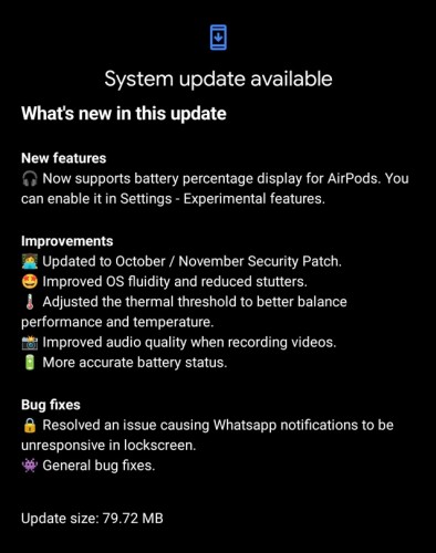 Nothing Phone (1) gets Nothing OS 1.1.7 update with respective  improvements, amended  AirPods support