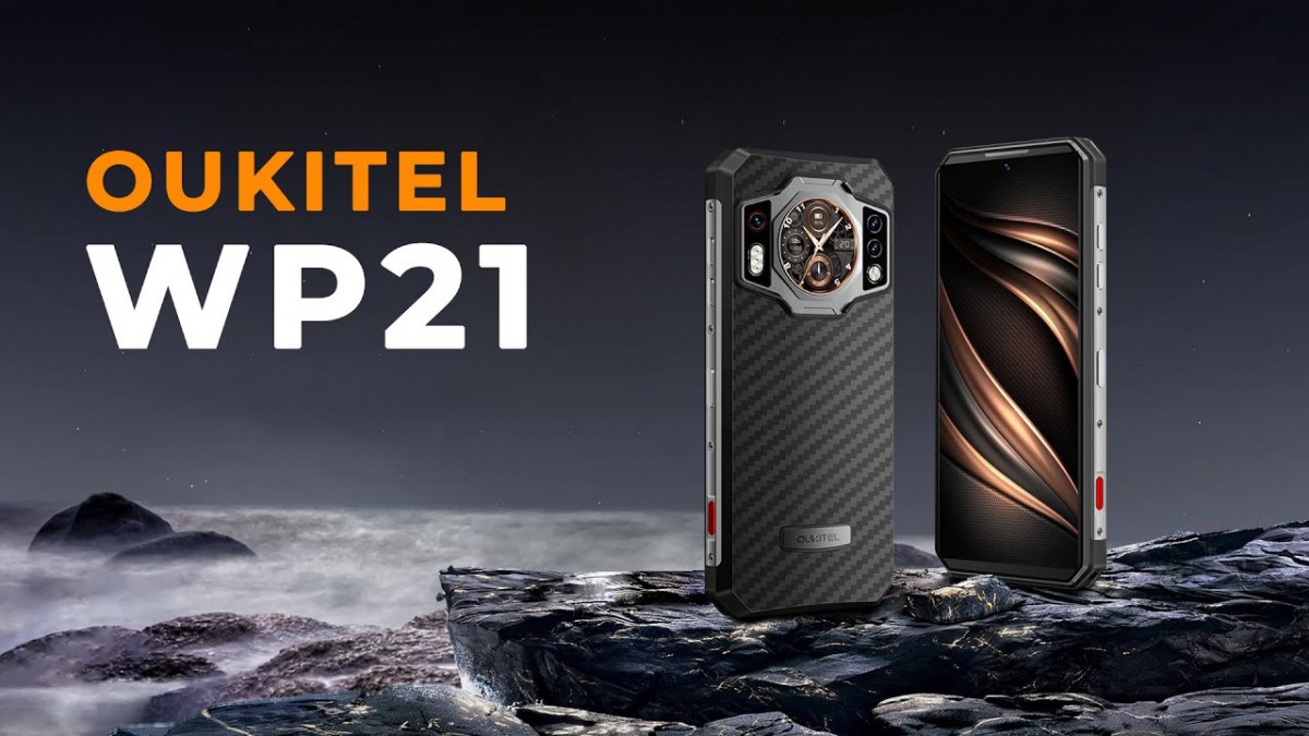 Oukitel WP21 is a rugged smartphone with Helio G99 SoC and a 9,800 mAh battery with 66W charging