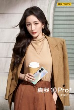 Realme 10 Pro+ in a photoshoot with Yang Mi