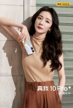 Realme 10 Pro+ in a photoshoot with Yang Mi