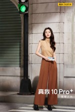 Realme 10 Pro+ in a photoshoot with Yang Mi